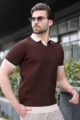 мъжка тениска RONELMO BROWN