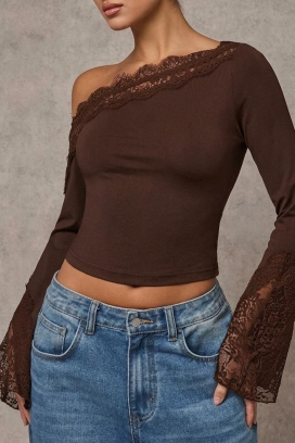 дамска блуза ZAROLIA BROWN