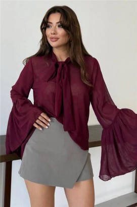 дамска блуза VLANDILZA BORDO