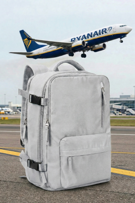 раница за ръчен багаж RAYANAIR ROLNEZA GREY