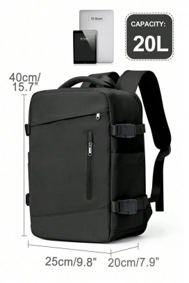 раница за ръчен багаж RAYANAIR WINZONA BLACK