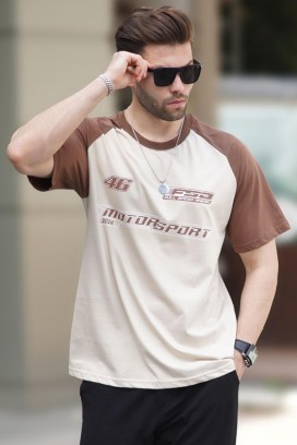 мъжка тениска RELONDO BROWN