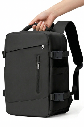 раница за ръчен багаж WINZONA BLACK - за Ryanair/Wizz Аir