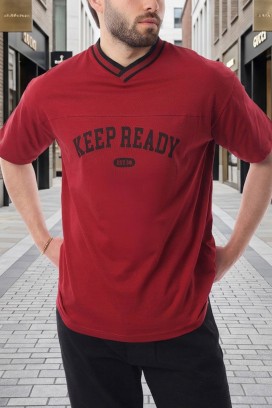 мъжка тениска FELONZO RED