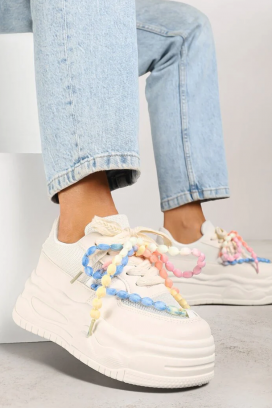 дамски кецове MOLENZA ECRU