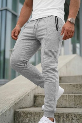 мъжки спортен пантолон с удобна кройка ICARDI GREY