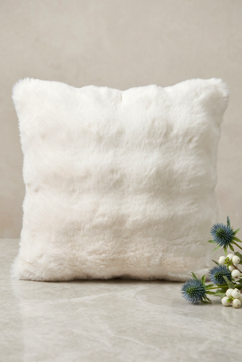 луксозна калъфка за декоративна възглавница CARMENA WHITE 40х40 cm