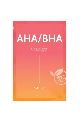 ексфолираща маска за лице BARULAB The Clean Vegan Mask AHA/BHA 23 g