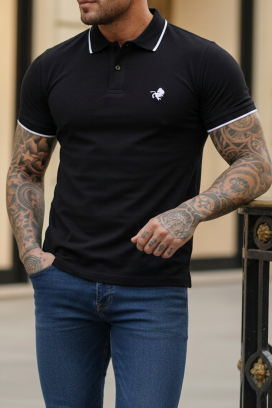 мъжка тениска MORIFO BLACK